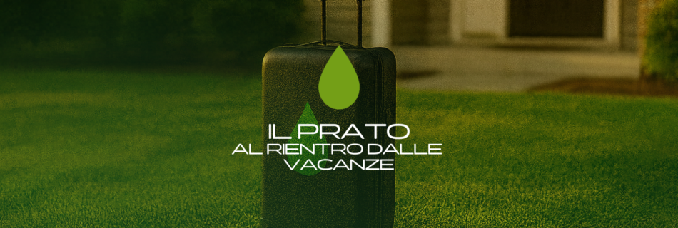Al rientro dalle ferie il prato può soffrire caldo, stress e siccità. Scopri cosa fare subito per recuperarlo e prepararlo all’autunno.