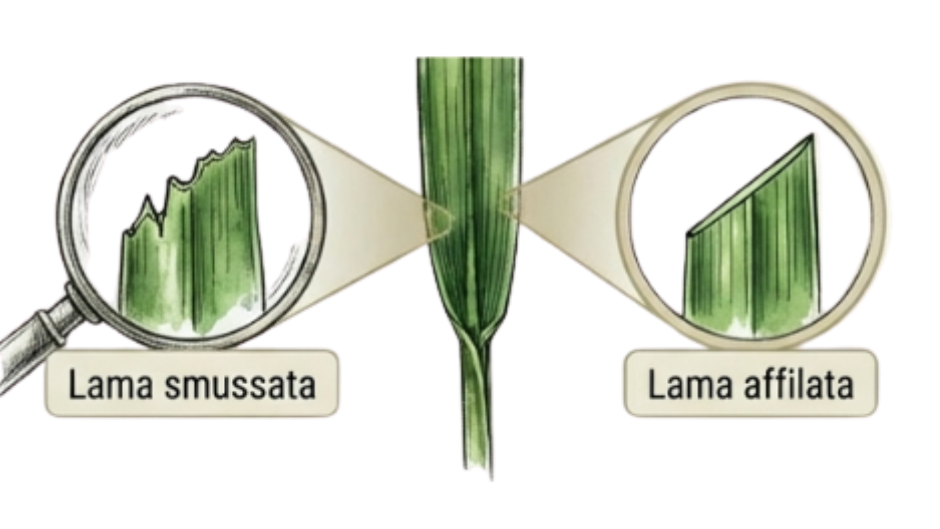 Il primo taglio del prato a marzo: ricorda di affilare le lame. 